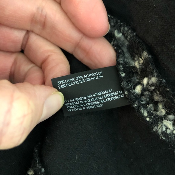 Club Monaco Lilias Boucle Wool Blend Blazer 2 - Picture 7 of 8